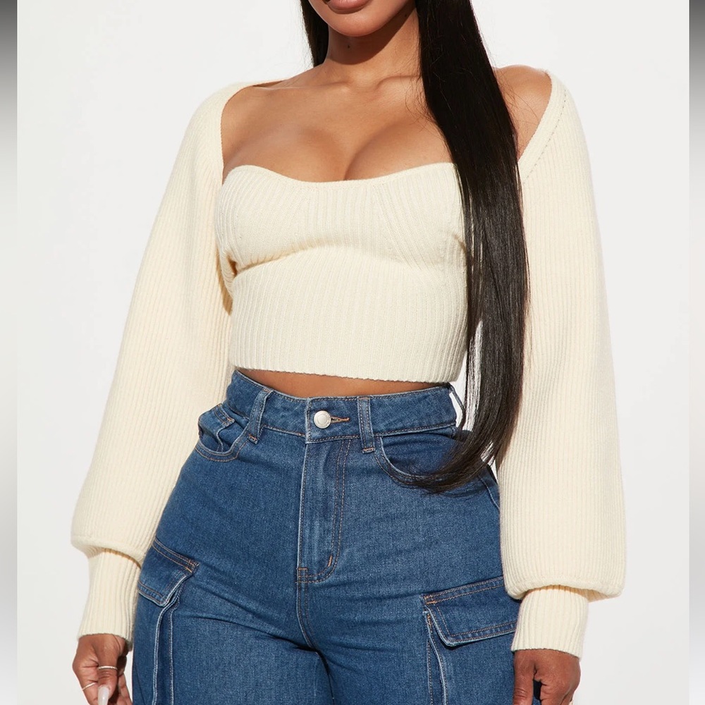 NEW! Fashion Nova ‘What I Want Shrug Sweater Sweat’